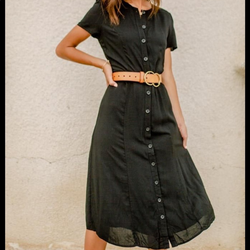 NWT Bohme Tallie button down dress